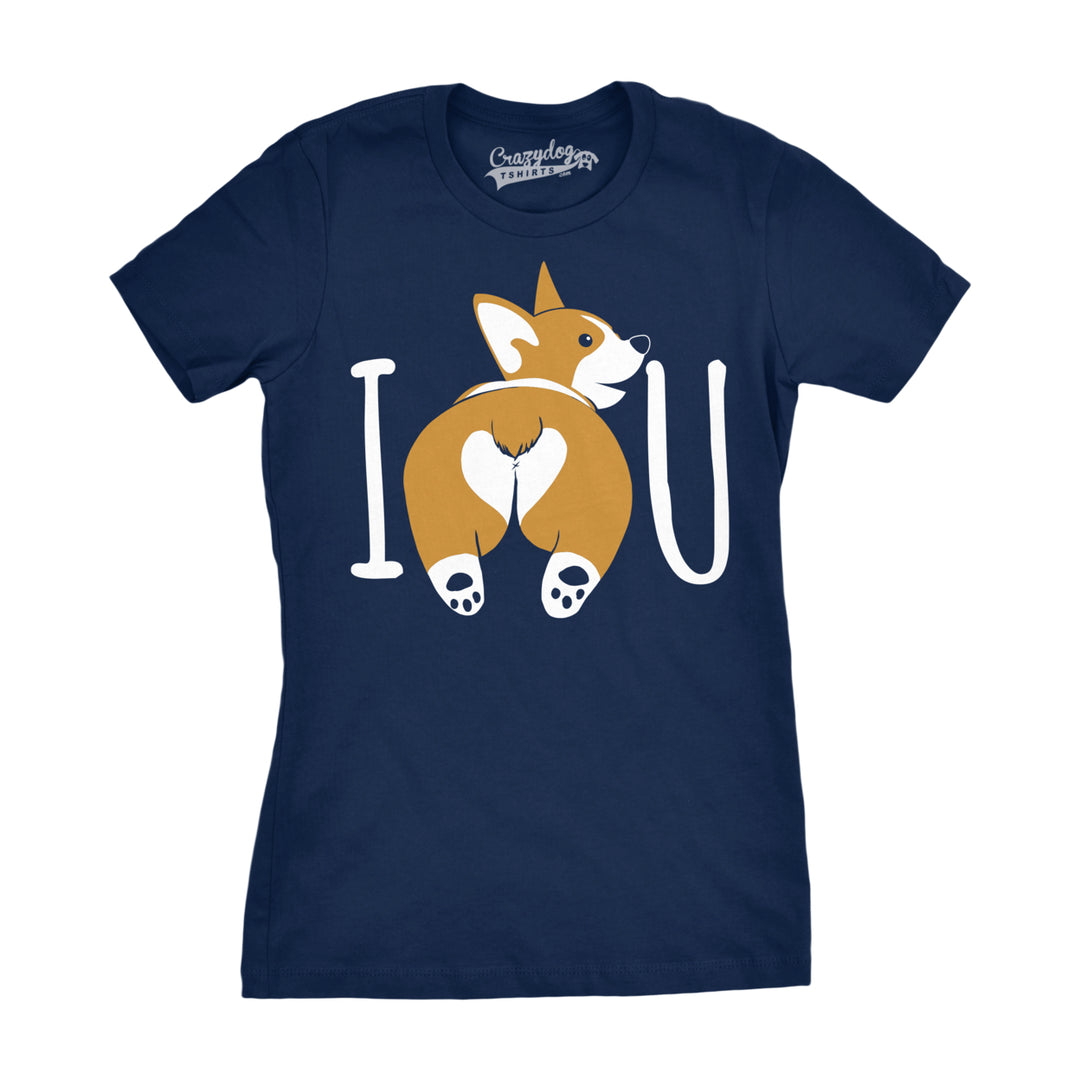 Womens I Corgi Butt You Tshirt Funny Dog Lover Tee For Ladies Image 4