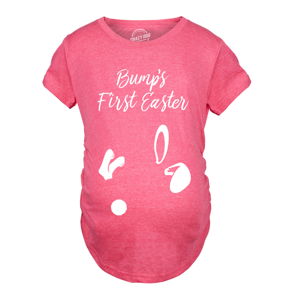 Maternity Bumps First Easter T Shirt Cute Announcement Pregnancy Spring Shower Image 2