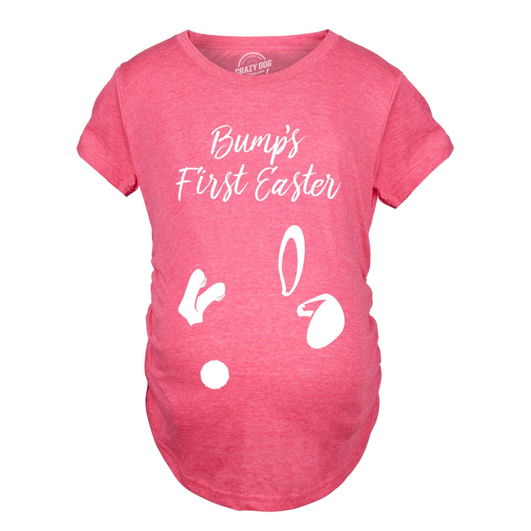 Maternity Bumps First Easter T Shirt Cute Announcement Pregnancy Spring Shower Image 1