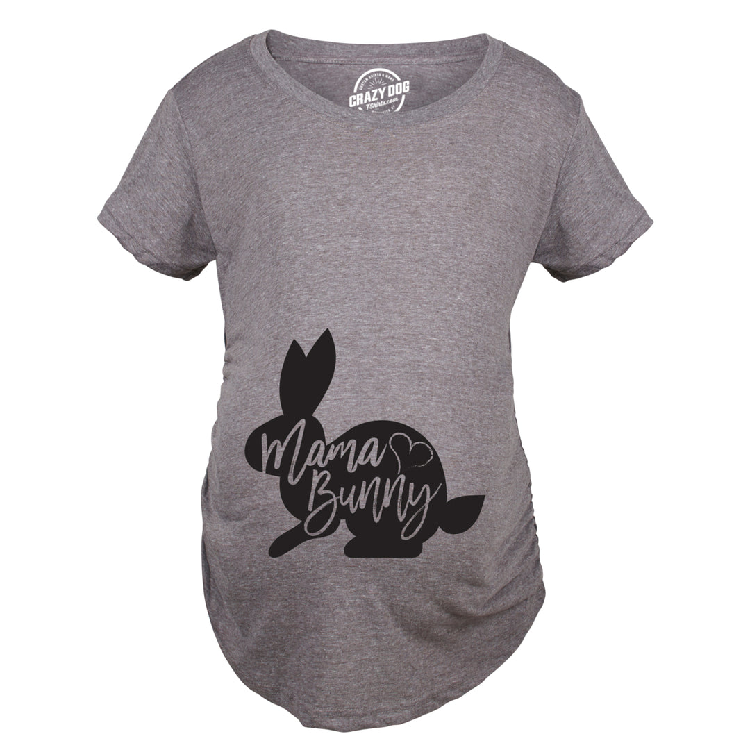 Maternity Mama Bunny T Shirt Cute Adorable Easter Baby Announcement Pregnancy Image 2