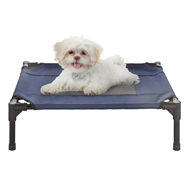 Petmaker Elevated Dog Cat Bed 24x18 Inch Waterproof Portable Indoor Outdoor Image 1