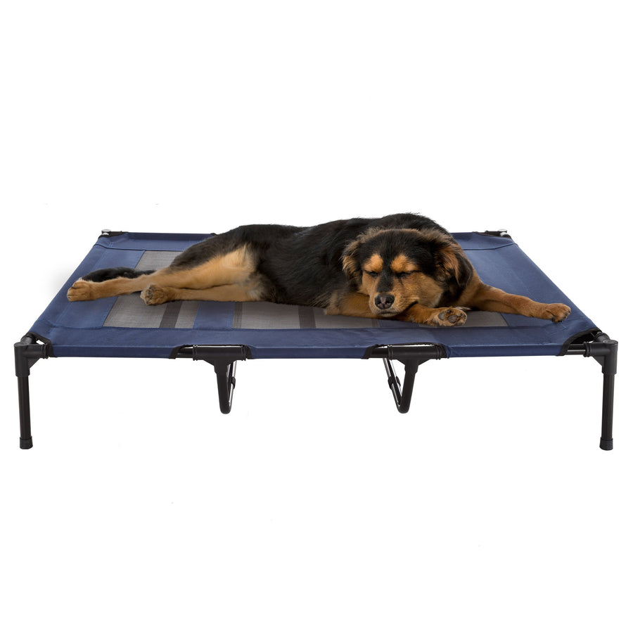 Petmaker Large Elevated Dog Bed Indoor Outdoor 48x35 Water Resistant Portable Image 1