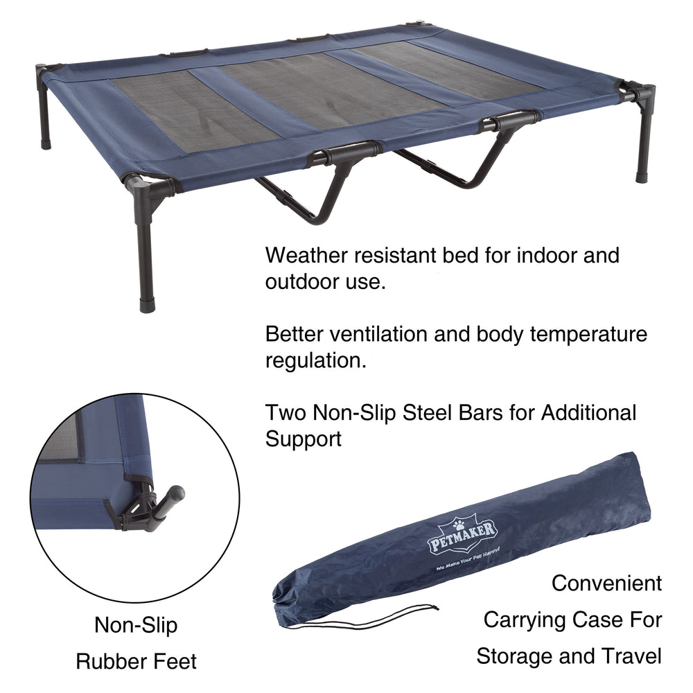 Petmaker Large Indoor/Outdoor Elevated Dog Bed48 x 35 Image 2