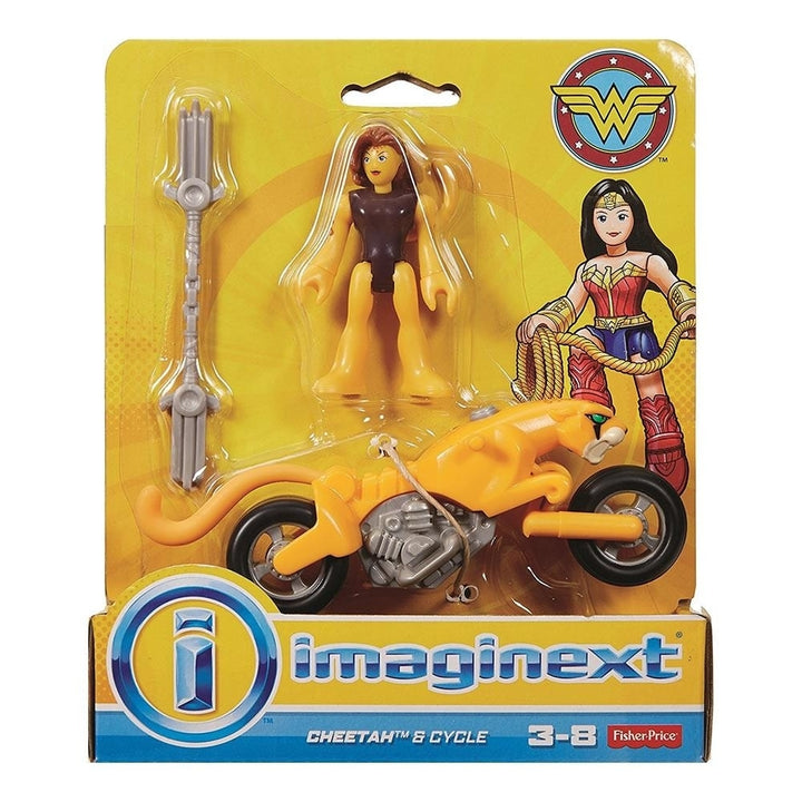 Imaginext Wonder Woman Cheetah and Cycle Action Figures Fisher-Price Image 2
