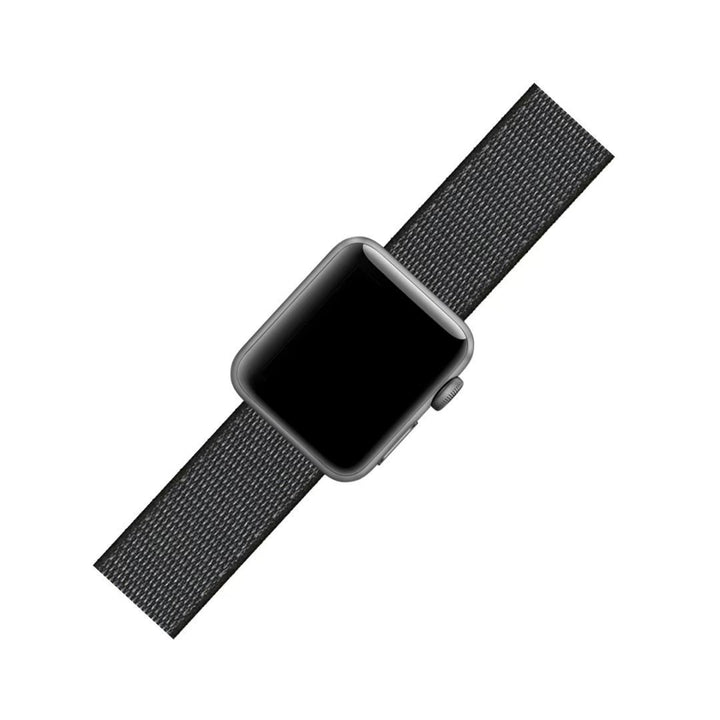 Soft Breathable Woven Nylon Replacement Sport Loop Band for Apple Watch Series 3,2,1 42MM Image 4