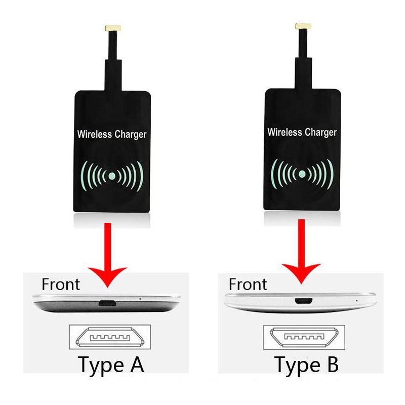 Universal Qi Wireless Power Charger Charging Receiver Module Sticker WRMICR002 For Android Phones W. Micro USB Image 4