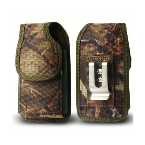 Samsung Galaxy Mega 6.3 Rugged Nylon Pouch Camo Belt Clip Heavy Duty Case Image 1