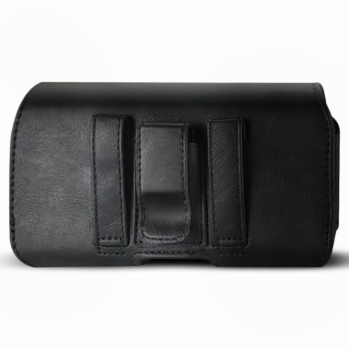 Horizontal Leather Pouch for Samsung Galaxy Mega 6.3 Inch with Card Holder Black Image 3