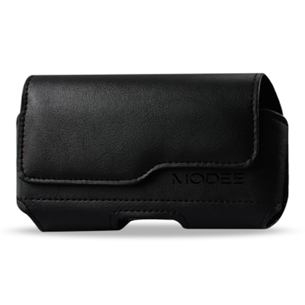 For Alcatel One Touch Fierce 2 / 7040T Horizontal Z Lid Leather Pouch Plus Cell Phone With Cover Size - Black Image 1