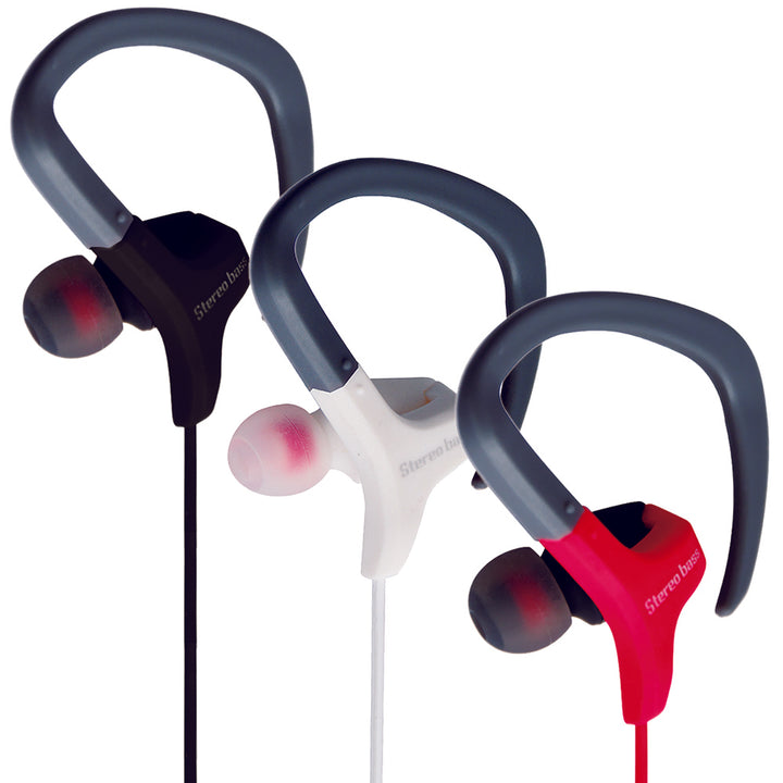 Universal Sweatproof Sport Earphones Earhook With Microphone Multifunction Control Image 6