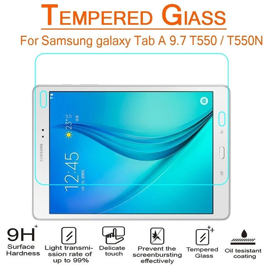 Samsung Galaxy Tab A 9.7 / T550 Tempered Glass Screen Protector Image 1