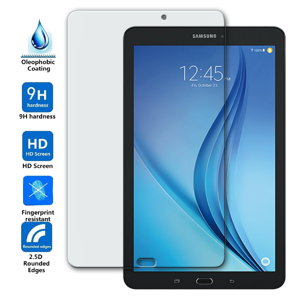 Samsung Galaxy Tab E 9.6 T560 Tempered Glass Screen Protector Anti Scratch HD Clear Image 1