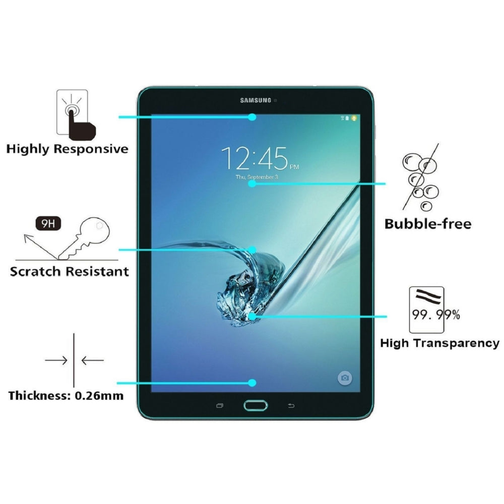 Samsung Galaxy Tab S3 9.7 / T820 / T825 Tempered Glass Screen Protector Image 2