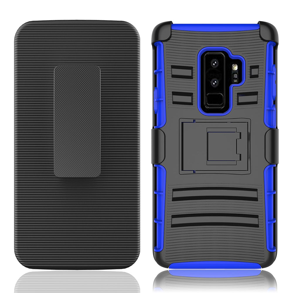 Samsung Galaxy S9 Plus Armor Belt Clip Holster Case Cover Image 2