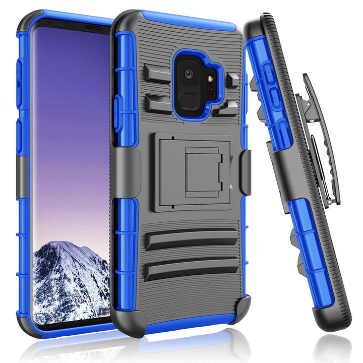 Samsung Galaxy S9 Armor Belt Clip Holster Case Cover Image 2