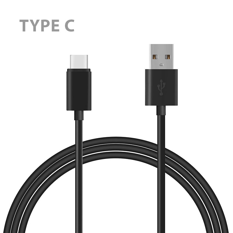 Universal USB Round Data Charger Cable Type C 6 Ft Image 1