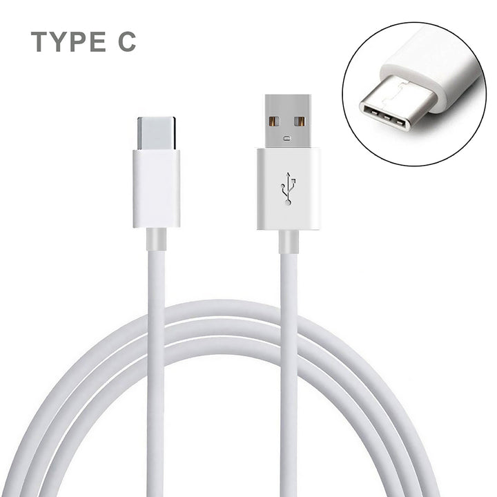 Universal USB Round Data Charger Cable Type C 3 Ft Image 2