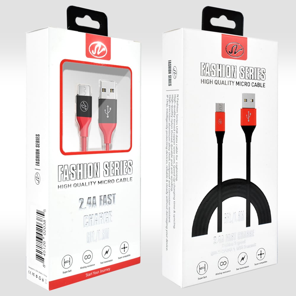 Universal Fast Charge 6Ft Micro USB Cable 2.4A Tangle-Free Durable Sync Charger Image 4