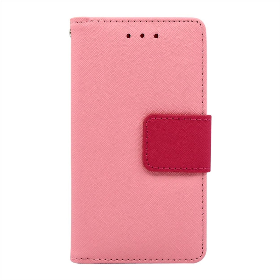 Samsung Galaxy A7 Leather Wallet Pouch Case Cover Image 3