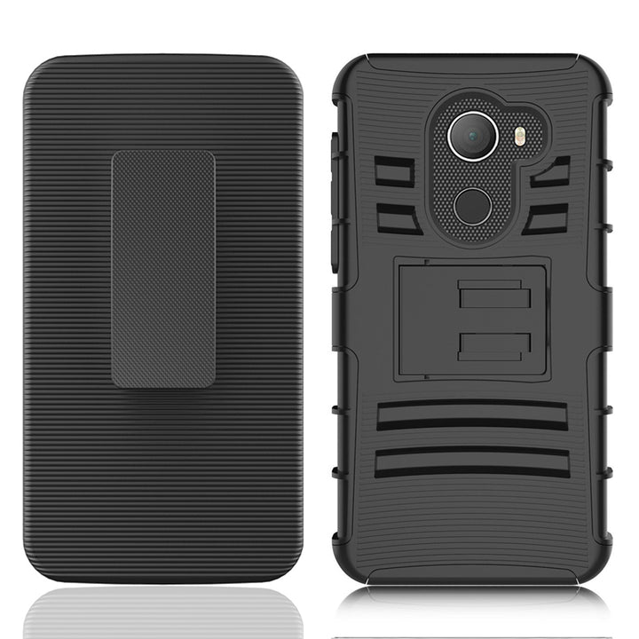 Alcatel A30 Plus / A30 Fierce 2017 / REVVL / Walters / 5049W Armor Belt Clip Holster Case Image 1