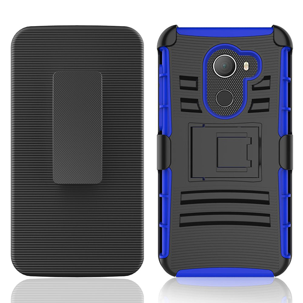 Alcatel A30 Plus / A30 Fierce 2017 / REVVL / Walters / 5049W Armor Belt Clip Holster Case Image 2