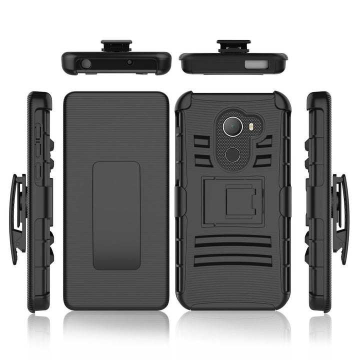 Alcatel A30 Plus / A30 Fierce 2017 / REVVL / Walters / 5049W Armor Belt Clip Holster Case Image 4