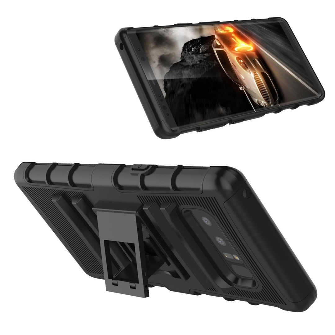 Samsung Galaxy Note 8 Armor Belt Clip Holster Case Cover Image 6