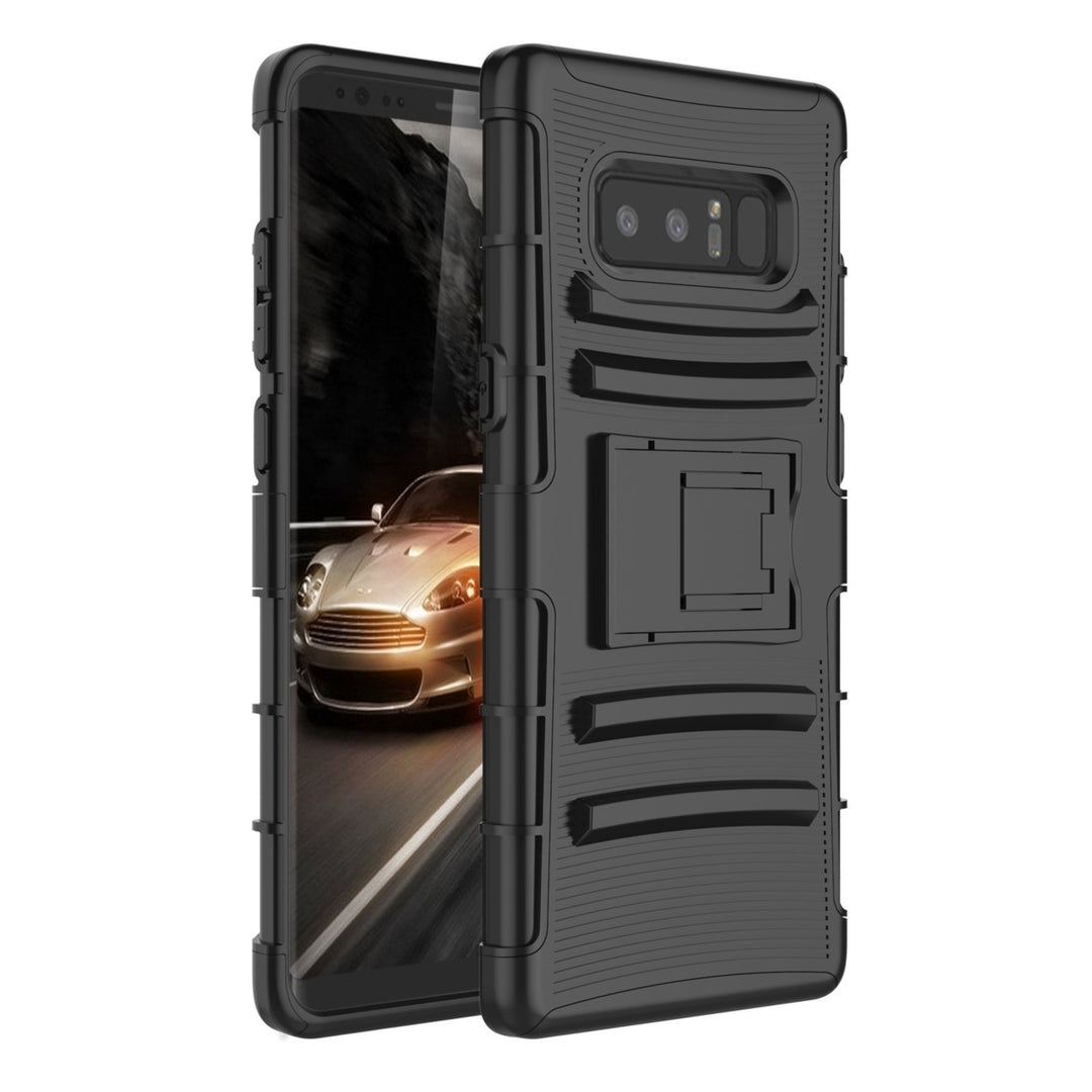 Samsung Galaxy Note 8 Armor Belt Clip Holster Case Cover Image 9