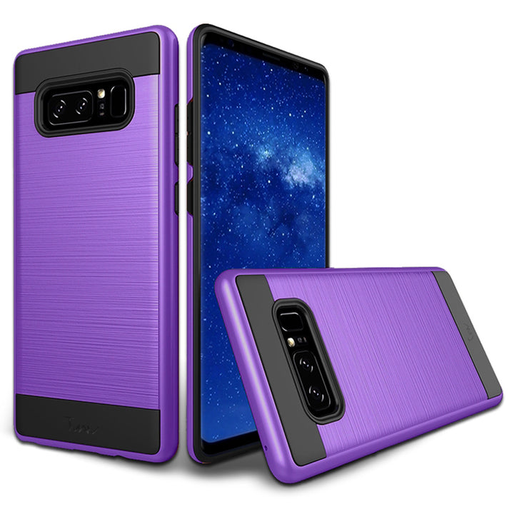 Samsung Galaxy Note 8 Hybrid Metal Brushed Shockproof Tough Case Cover Image 3