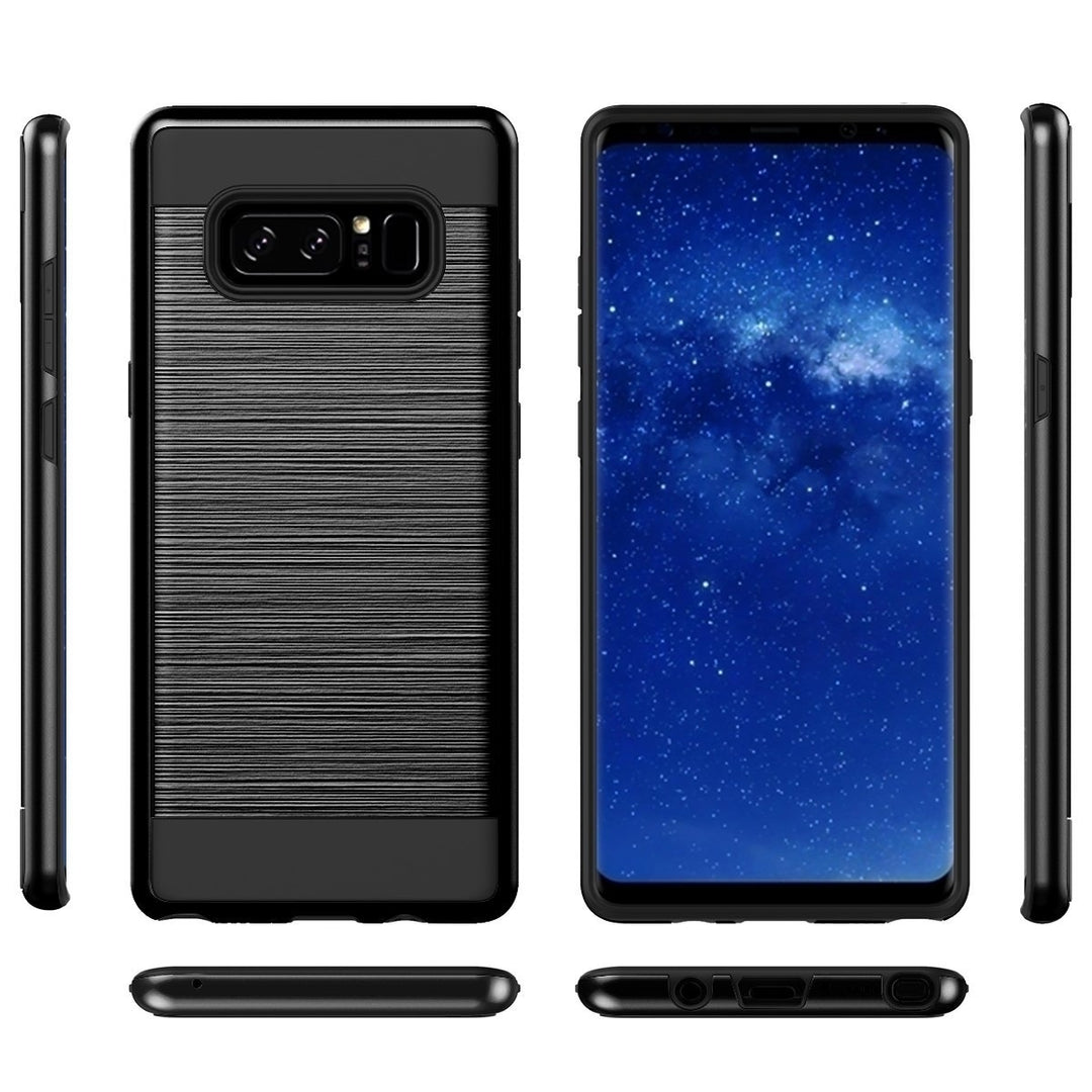 Samsung Galaxy Note 8 Hybrid Metal Brushed Shockproof Tough Case Cover Image 7