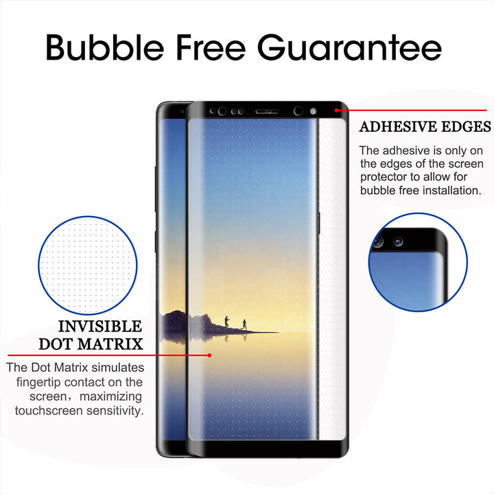 Samsung Galaxy Note 8 5D Curved Tempered Glass Screen Protector Image 1