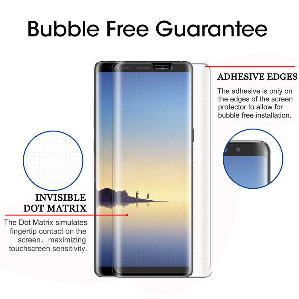 Samsung Galaxy Note 8 5D Curved Tempered Glass Screen Protector Image 2