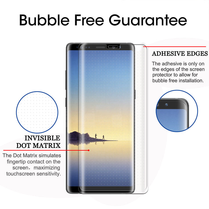 Samsung Galaxy Note 8 5D Curved Tempered Glass Screen Protector Image 2