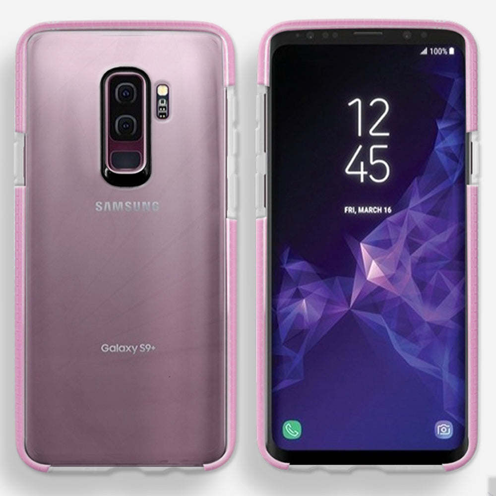 Samsung Galaxy S9 Plus Full Body Hybrid Crystal TPU Transparent Bumper Case Cover Image 2