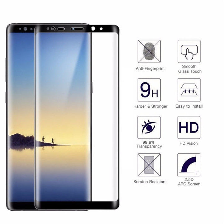 Samsung Galaxy Note 8 5D Curved Tempered Glass Screen Protector Image 12