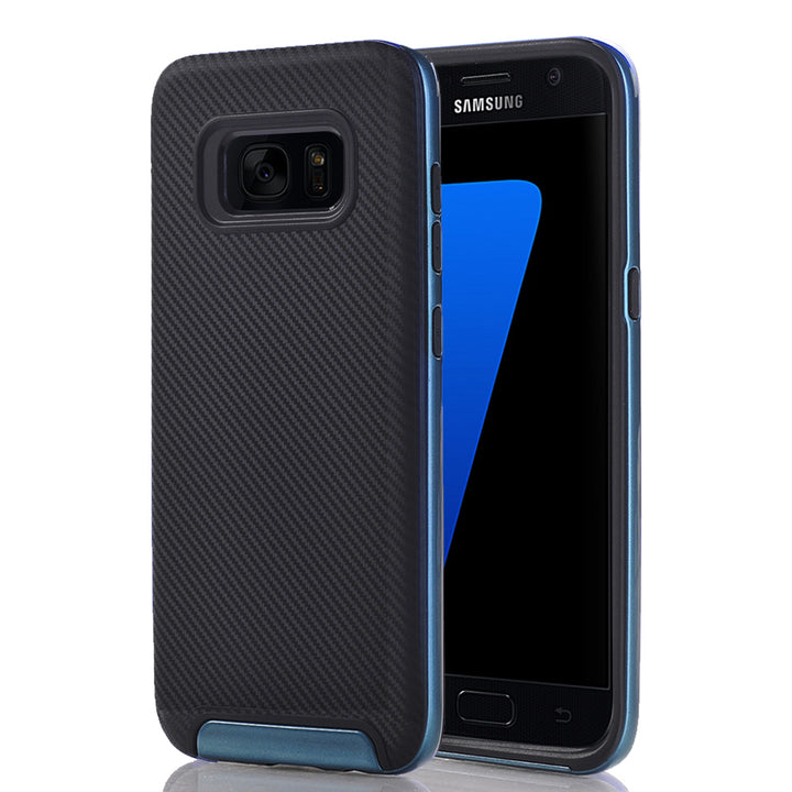 Samsung Galaxy S7 Full Body Hybrid TPU Dual Verus Hybrid Case Cover Image 2