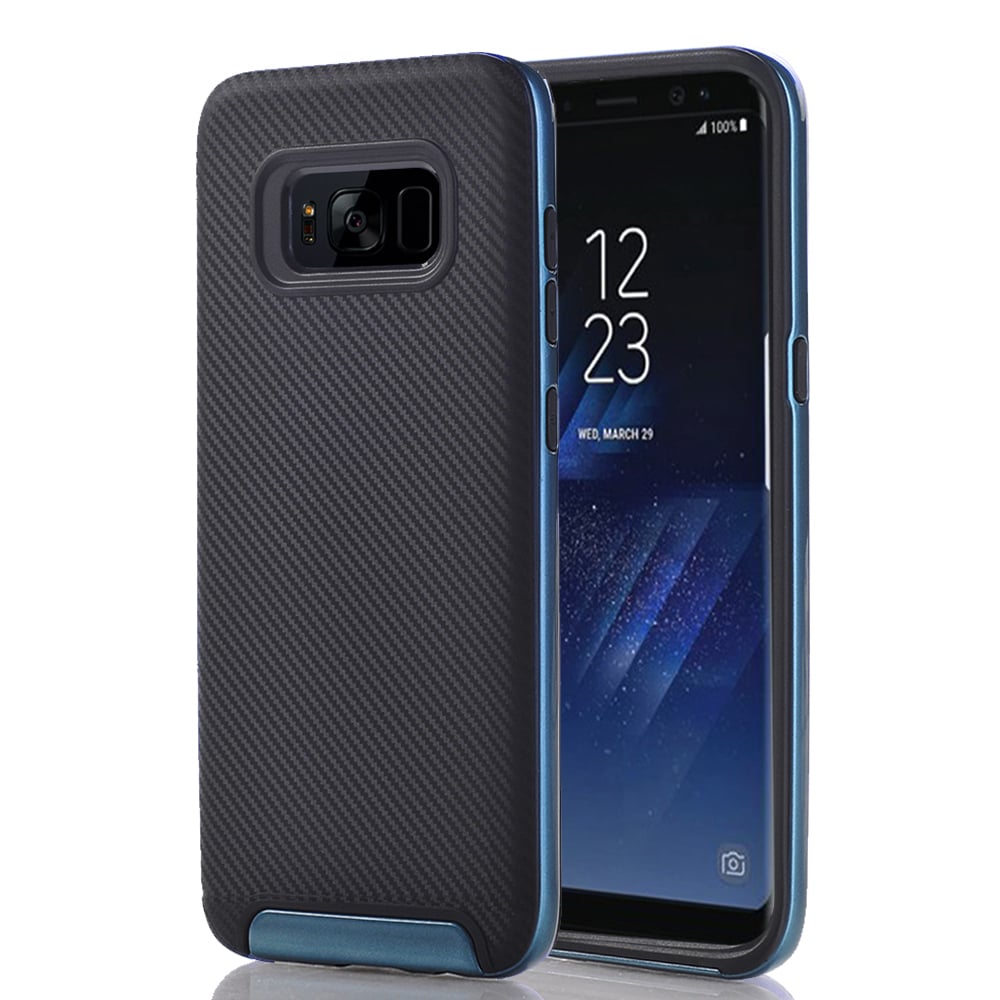 Samsung Galaxy S8 Hybrid TPU Dual Layer Case Cover Shockproof Lightweight Durable Image 1