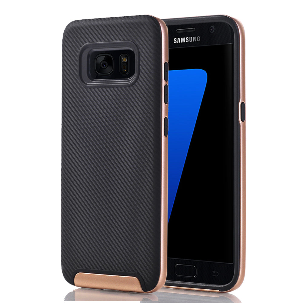 Samsung Galaxy S7 Full Body Hybrid TPU Dual Verus Hybrid Case Cover Image 4