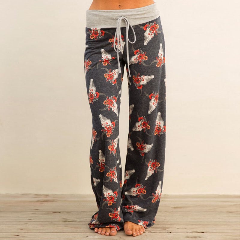 Wide Leg Lounge Pants in 7 Styles Print Image 1