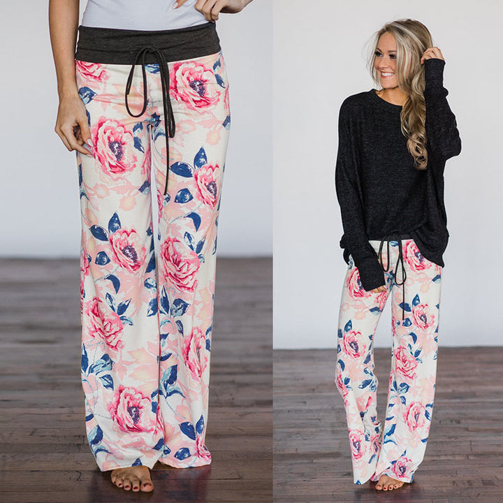 Wide Leg Lounge Pants in 7 Styles Print Image 7