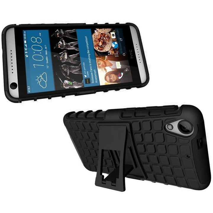 HTC Desire 530 / Desire 630 TPU Slim Rugged Hybrid Stand Case Cover Image 7