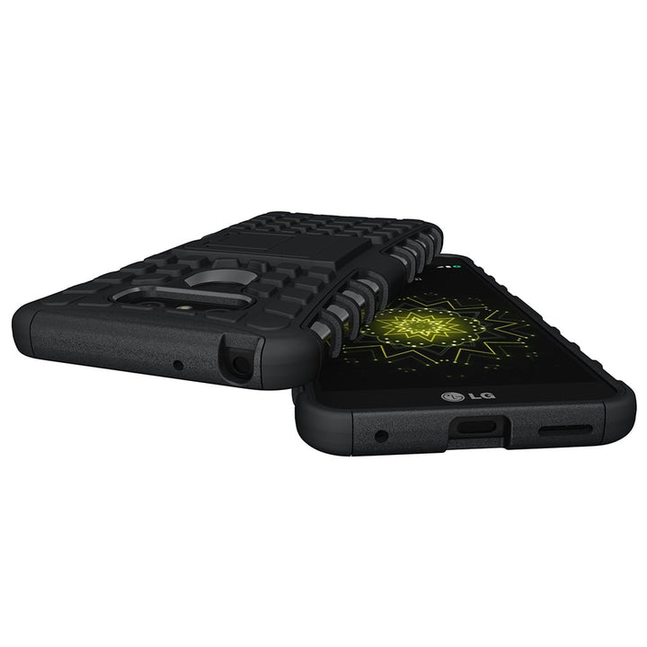LG G6 TPU Slim Rugged Hybrid Stand Case Cover Image 6