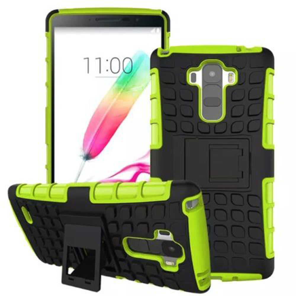 LG G Stylo LS770 TPU Slim Rugged Hybrid Stand Case Cover Image 2