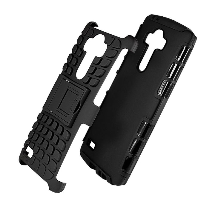 LG G Stylo LS770 TPU Slim Rugged Hybrid Stand Case Cover Image 7