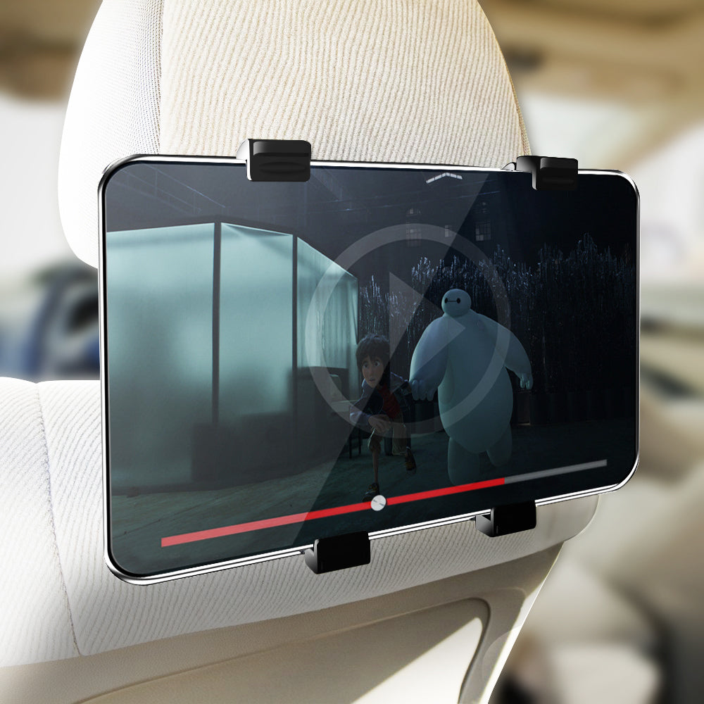 Adjustable Tablet Car Seat Headrest Mount Holder for 9-10 Inches Tablets Image 1