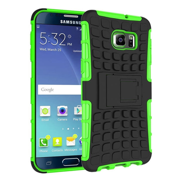 Samsung Galaxy Note 5 TPU Slim Rugged Hybrid Stand Case Cover Image 2