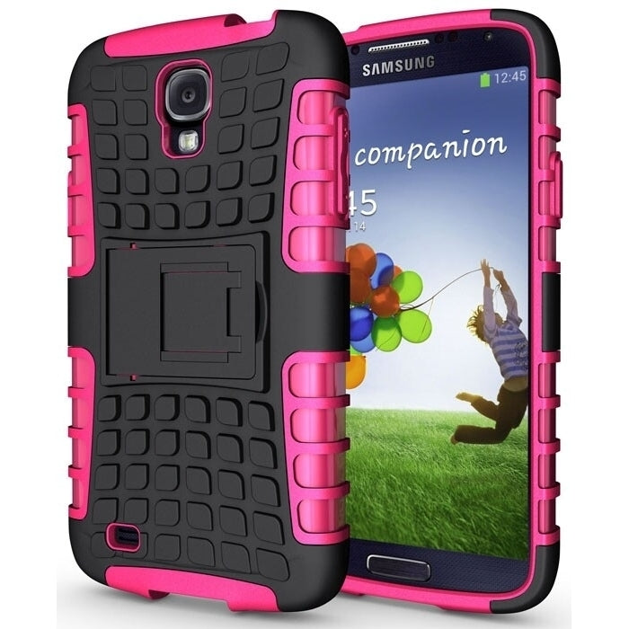 Samsung Galaxy S4 Active / i9295 TPU Slim Rugged Hybrid Stand Case Cover Image 3