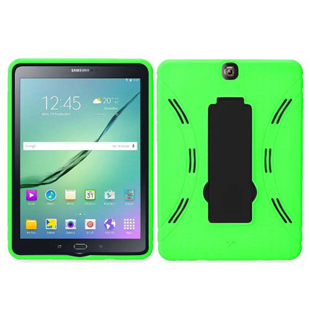 Samsung Galaxy Tab S2 9.7 / T810 / T815 Hybrid Silicone Case Cover Stand Image 2