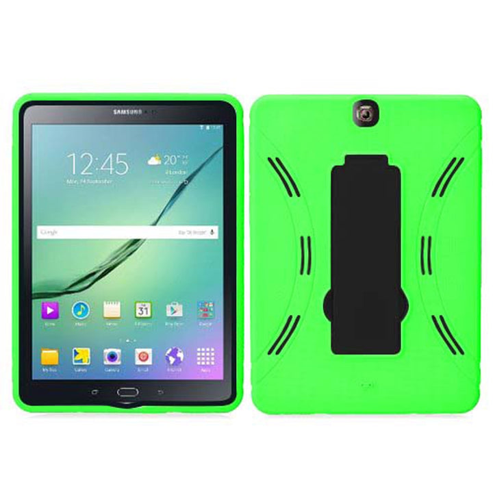 Samsung Galaxy Tab S2 9.7 / T810 / T815 Hybrid Silicone Case Cover Stand Image 1