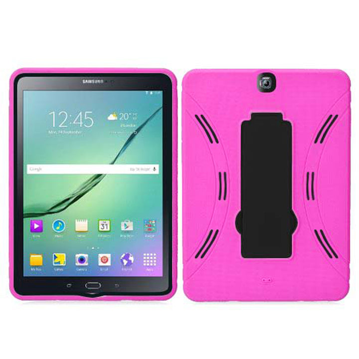 Samsung Galaxy Tab S2 9.7 / T810 / T815 Hybrid Silicone Case Cover Stand Image 3